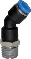 Úhlová vsuvka 45° závit R1 / 4, pro hadici 6 154.014-6